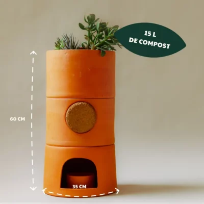 15 L de compost - 60cm de hauteur - 35 cm de diamètre