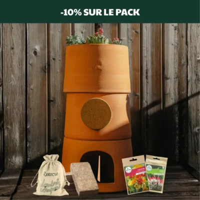 Starter Pack - Pot de fleurs Composteur