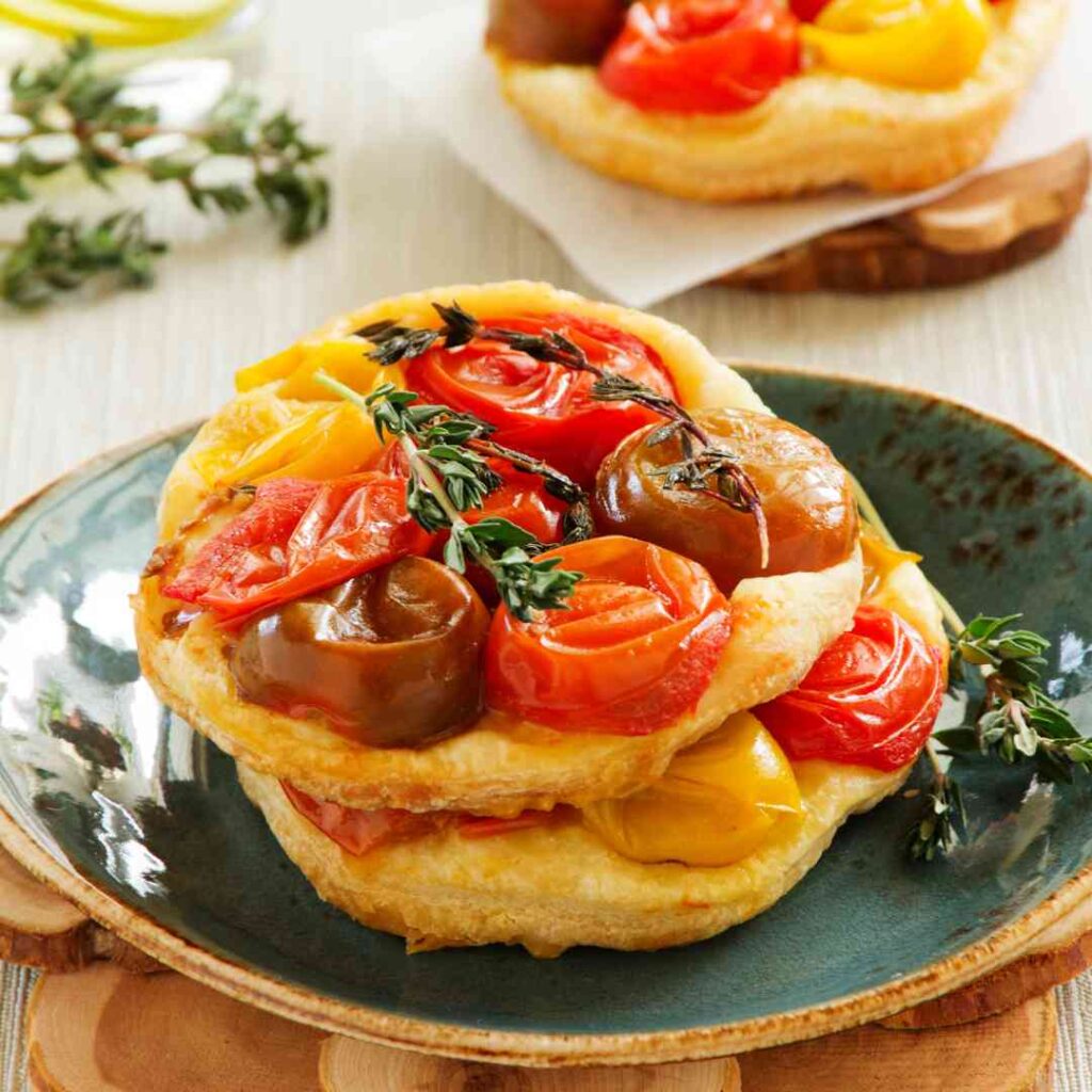 tarte aux tomates cerises