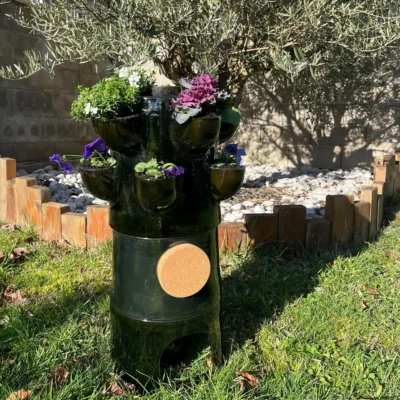 Potager composteur émaillé Vert foncé- Édition limitée