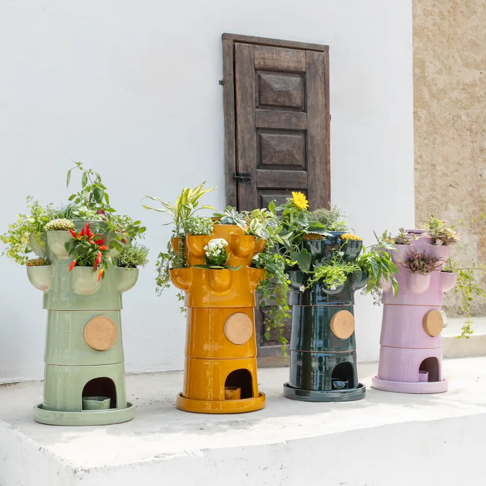 Potager composteur émaillé