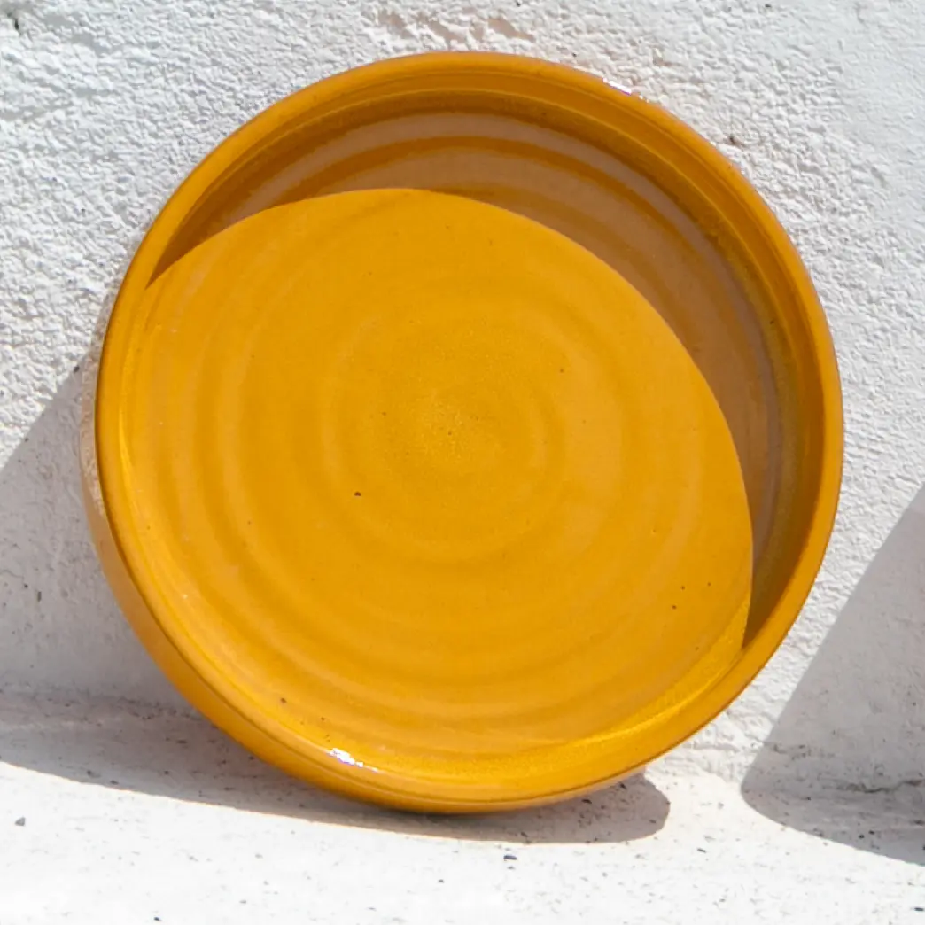 Plateau en terre cuite émaillée – Image 8