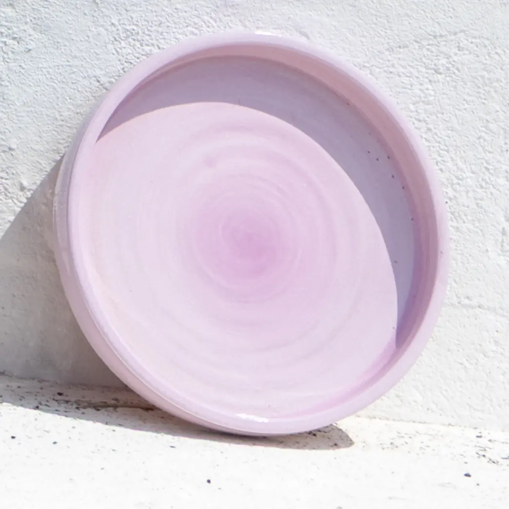 Plateau en terre cuite émaillée – Image 6